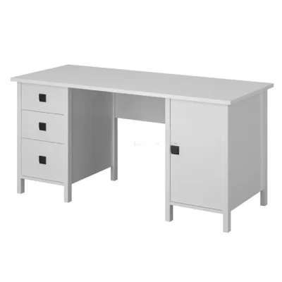 Executive desk BIU 1D3S 155 MAROKKO white